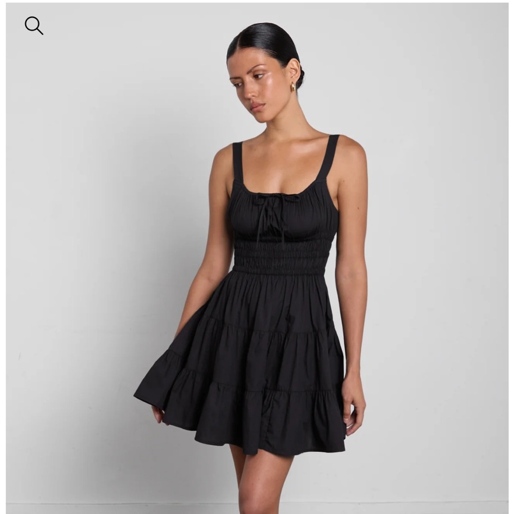 OAK + FORT POPLIN MINI DRESS